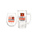 Cincinnati Bengals, Stemless 17OZ Wine & Beer 16 OZ  Gift Set,p3843806