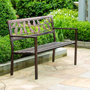 Garden Metal Bench, Birds on a Wire,pha247