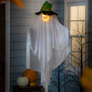 Animated Ghost with Projected Expression and Sounds Hanging Decor,phb074
