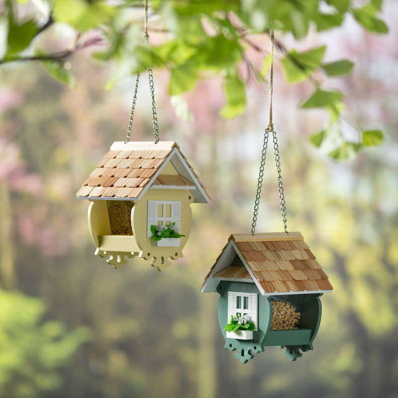 Bird Feeder, Yellow and Green 2 Asst,phe056