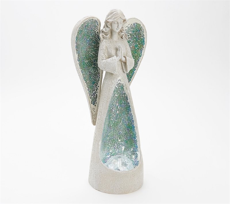LIT MOSAIC ANGEL,q56074bl