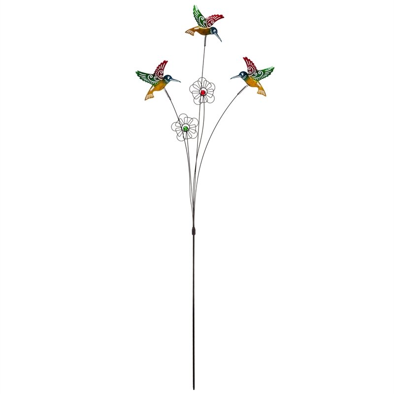 Evergreen SPRINGY STAKES, Hummingbird, 3.5''x 26'' x 48'' inches