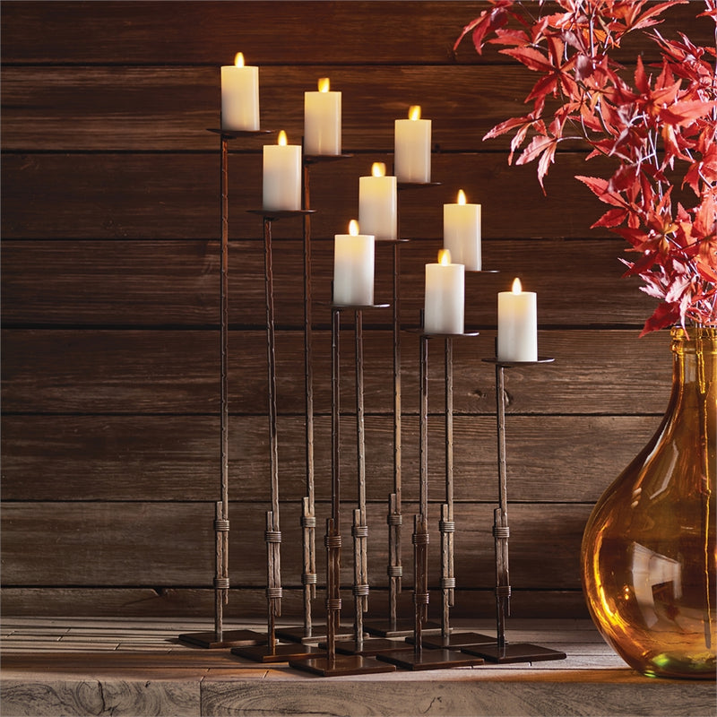 TIERED IRON CANDLE STANDS ST/9