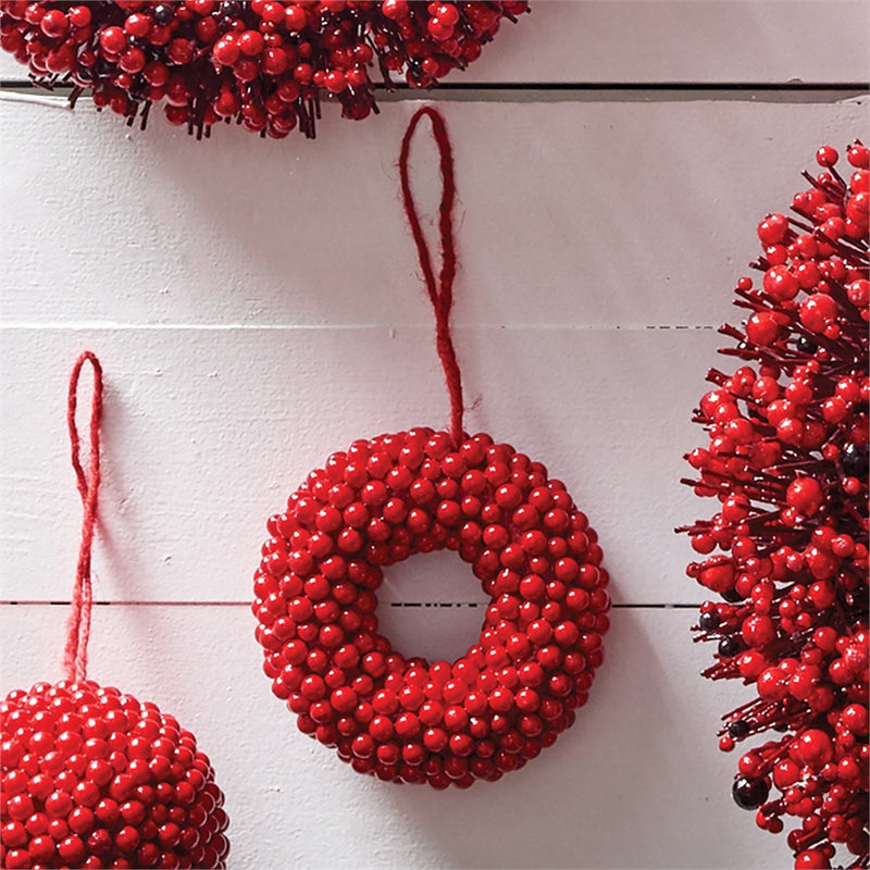Berry Wreath 7" Ornament
