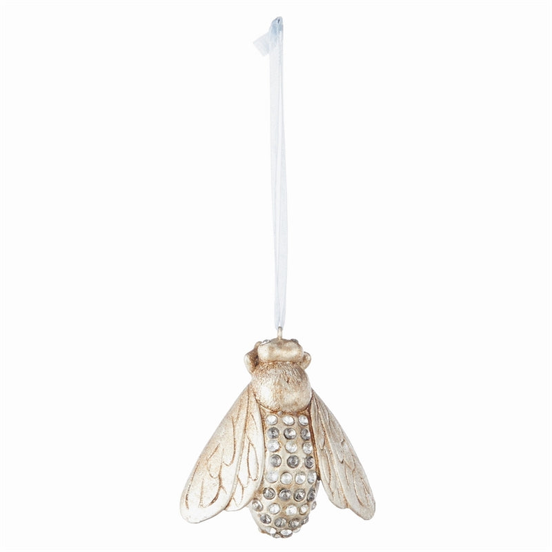 French Bee Crystal 3"H Ornament