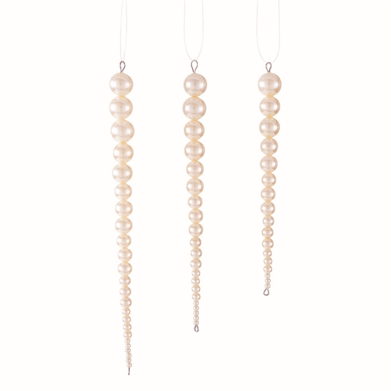 PEARL ICICLE ORNAMENTS ST/3 IV