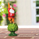 Vegetable Gnome Statuary, Red,zah845910r