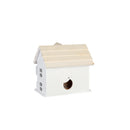 White Cape Cod Birdhouse with Post,zq2bh695