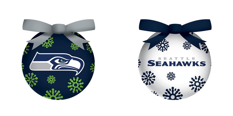 LED Boxed Ornament Set of 6, Seattle Seahawks