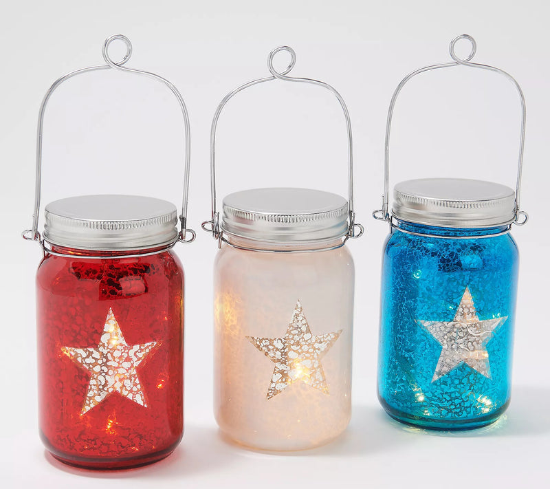 Set of 6 Glass Ornaments: 3 Short, 3 Long, 3 Assorted Colors: Burgundy, Red, Gold, 1.6'' x 1.6'' x 11'' inches
