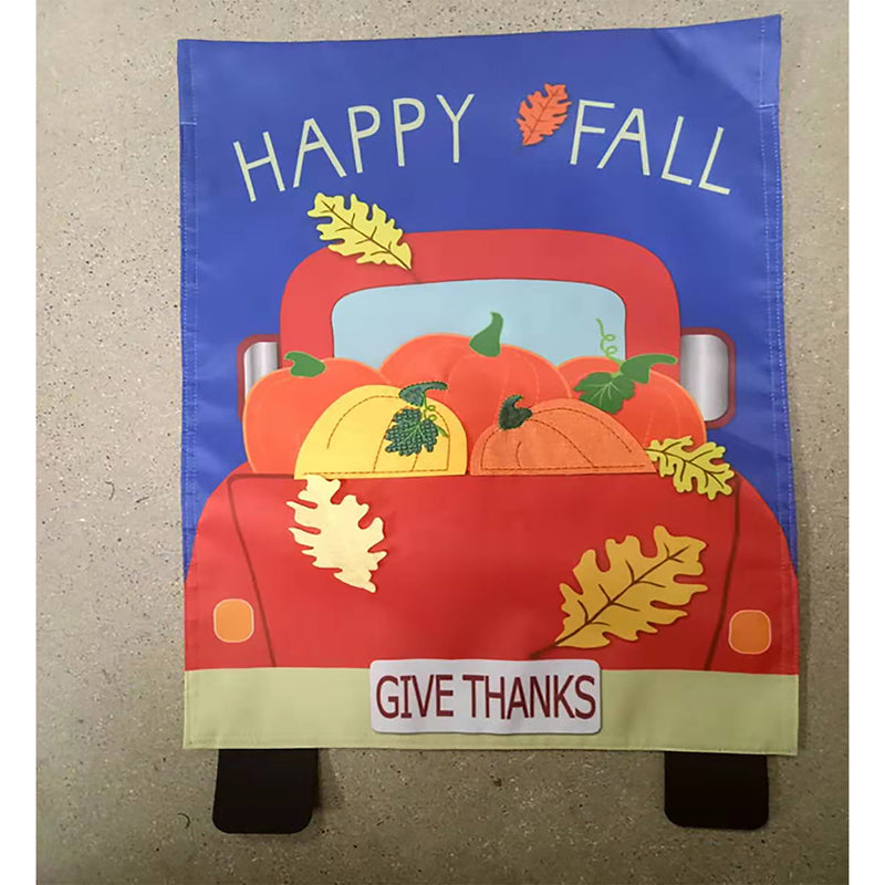 Evergreen Fall Yall Pickup Truck Garden Applique Flag, 18'' x 12.5'' inches